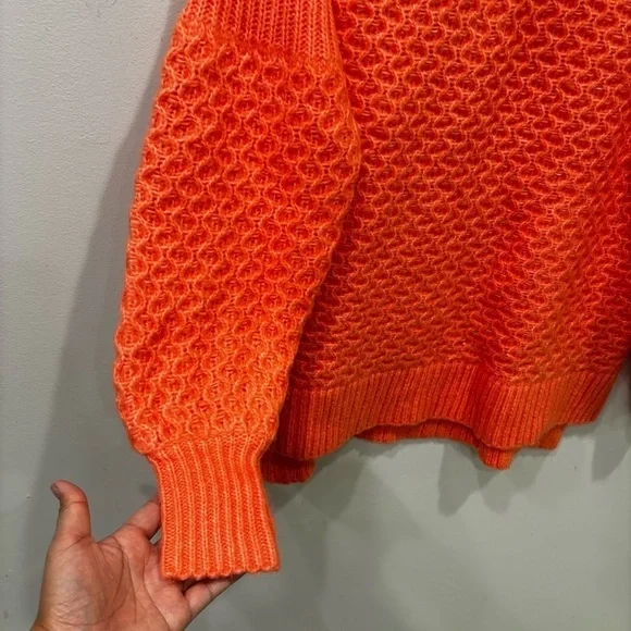 Anthropologie Bia Mock Neck Tunic Alpaca Blend  Sweater Women’s Size Small - Picture 9 of 16